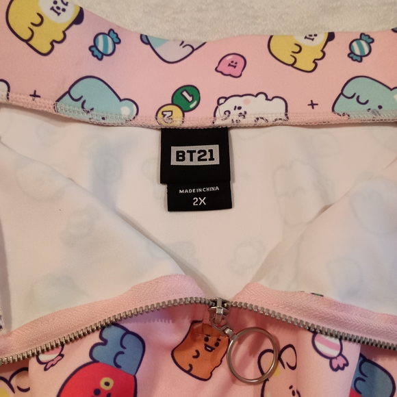 BT21 Jelly Candy Zipper Skater Style Skirt Women's Size 2X - Picture 4 of 11